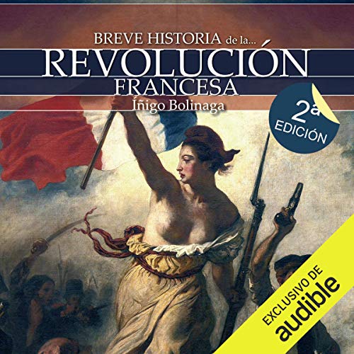 Diseño de la portada del título Breve historia de la Revolución francesa