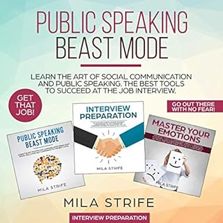 Public Speaking Beast Mode Audiolibro Por Mila Strife arte de portada