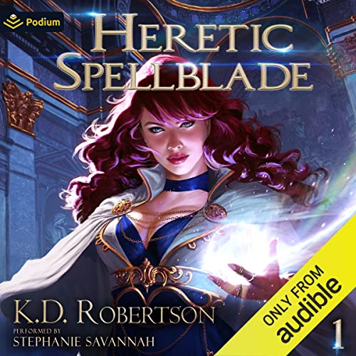 Heretic Spellblade Audiobook By K.D. Robertson cover art