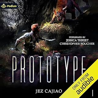 Prototype Audiolibro Por Jez Cajiao arte de portada