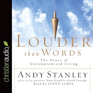 Louder than Words Audiolibro Por Andy Stanley arte de portada