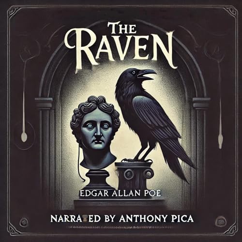 Diseño de la portada del título The Raven