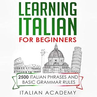 Learning Italian for Beginners Audiolibro Por Italian Academy arte de portada