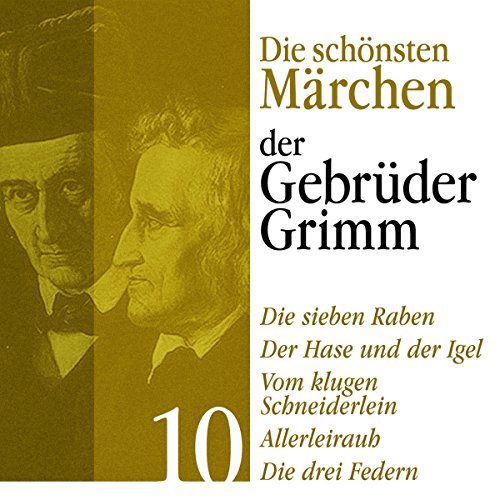 Die sieben Raben, Die drei Federn cover art