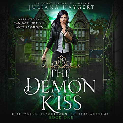 The Demon Kiss Audiolibro Por Juliana Haygert arte de portada