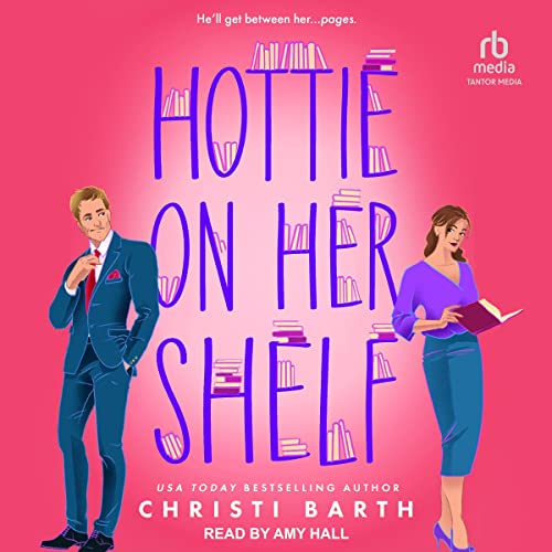 Diseño de la portada del título Hottie on Her Shelf