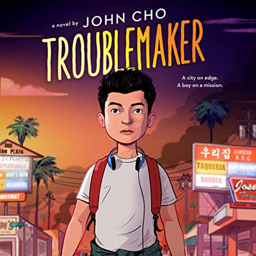 Troublemaker Audiolibro Por John Cho arte de portada