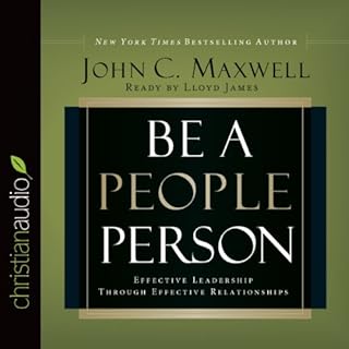 Be a People Person Audiobook By John C. Maxwell cover art