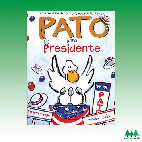 Pato para presidente [Duck for President] Audiolibro Por Doreen Cronin, Betsy Lewin - Illustrator arte de portada