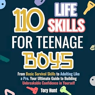 110 Life Skills for Teenage Boys Audiobook By Tory Hunt cover art