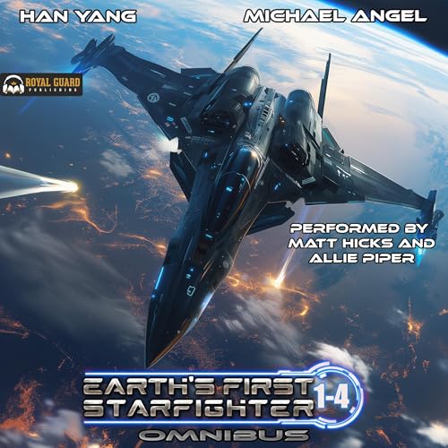 Earth's First Starfighter Omnibus: Books 1-4 Audiolivro Por Han Yang, Michael Angel capa