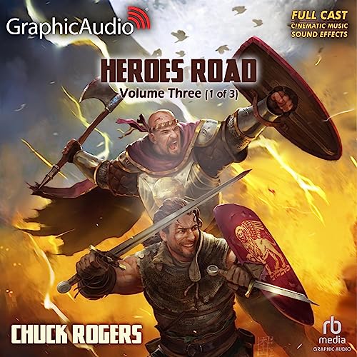 Diseño de la portada del título Heroes Road: Volume Three (Part 1 of 3) (Dramatized Adaptation)