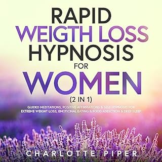 Rapid Weight Loss Hypnosis for Women (2 in 1) Audiobook By Charlotte Piper cover art