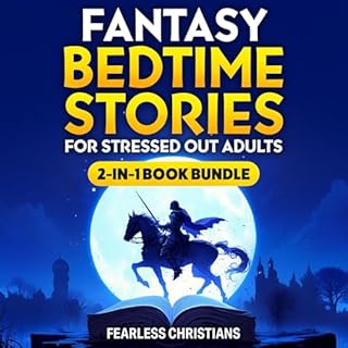 Fantasy Bedtime Stories for Stressed Out Adults 2 in 1 Book Bundle Audiobook By Fearless Christians cover art