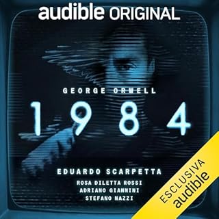 1984 Audiolibro Por George Orwell, Joe White, Valeria Marcheggiani - traduttore, Roberto Malini - traduttore arte de portada