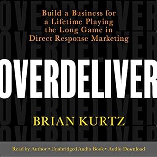 Overdeliver Audiolibro Por Brian Kurtz arte de portada