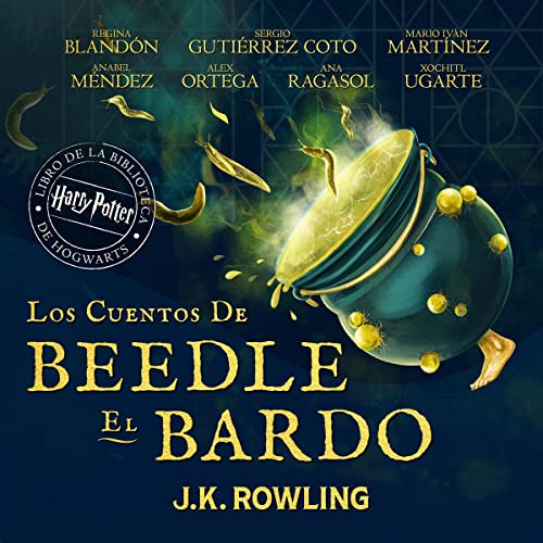 Diseño de la portada del título Los cuentos de Beedle el bardo