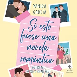 Diseño de la portada del título Si esto fuese una novela romántica