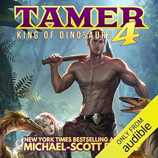 Tamer 4: King of Dinosaurs Audiolibro Por Michael-Scott Earle arte de portada