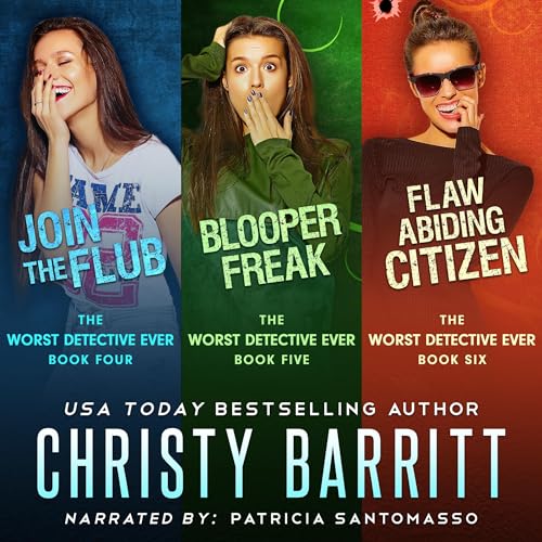 Couverture de The Worst Detective Ever Mystery Series: Books 4-6