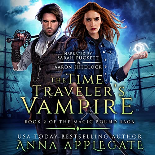 The Time Traveler's Vampire (Book 2 of the Magic Bound Saga) Audiolivro Por Anna Applegate capa