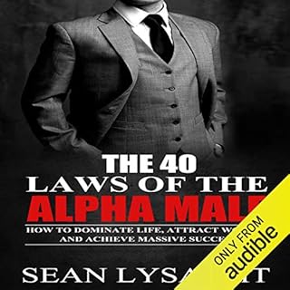 The 40 Laws of the Alpha Male Audiolibro Por Sean Lysaght arte de portada