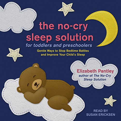 The No-Cry Sleep Solution for Toddlers and Preschoolers Audiolibro Por Elizabeth Pantley arte de portada