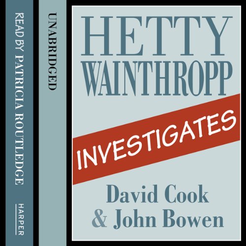 Page de couverture de Hetty Wainthropp Investigates