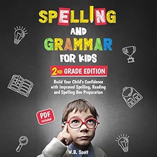 Spelling and Grammar for Kids 2nd Grade Edition cover art