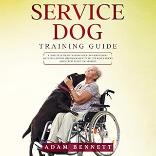 Service Dog Training Guide Audiolibro Por Adam Bennett arte de portada