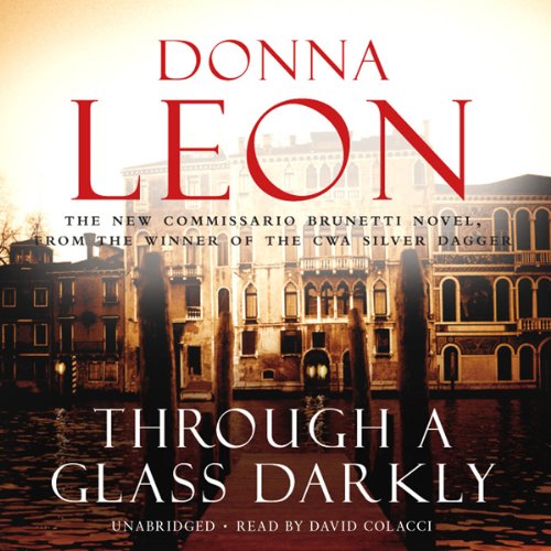 Through a Glass Darkly Audiolibro Por Donna Leon arte de portada