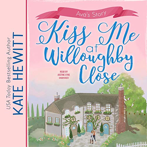 Diseño de la portada del título Kiss Me at Willoughby Close