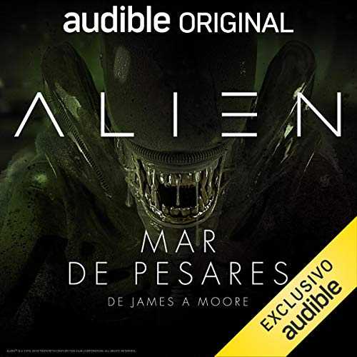 Diseño de la portada del título Alien: Mar de pesares (Narración en Castellano)