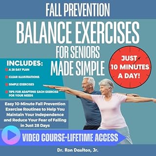 Balance Exercises for Seniors Made Simple Audiolibro Por Dr. Ron Daulton Jr arte de portada