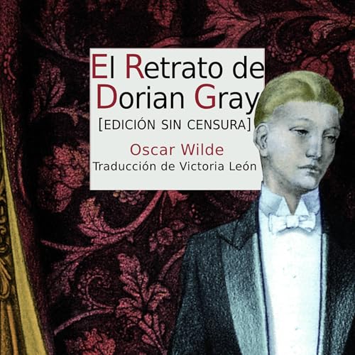 Diseño de la portada del título El retrato de Dorian Gray