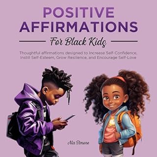 Positive Affirmations for Black Kids Audiolibro Por Nia Simone arte de portada