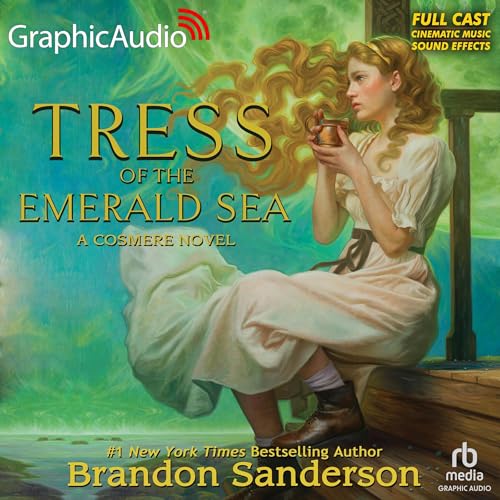 Tress of the Emerald Sea: A Cosmere Novel (Dramatized Adaptation) Audiolibro Por Brandon Sanderson arte de portada