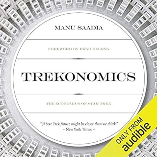 Trekonomics Audiolibro Por Manu Saadia arte de portada