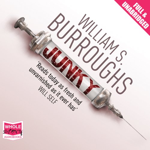 Junky Audiolibro Por William S. Burroughs arte de portada