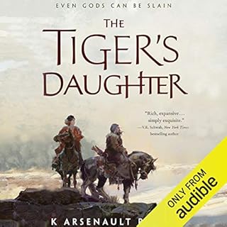 The Tiger's Daughter Audiolibro Por K Arsenault Rivera arte de portada