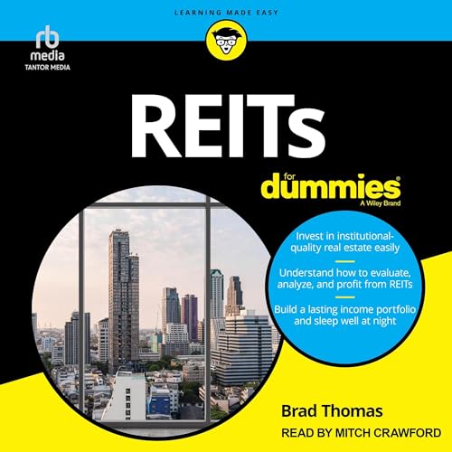 REITs for Dummies Audiolibro Por Brad Thomas arte de portada