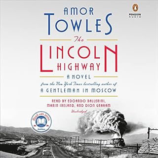 The Lincoln Highway Audiolibro Por Amor Towles arte de portada