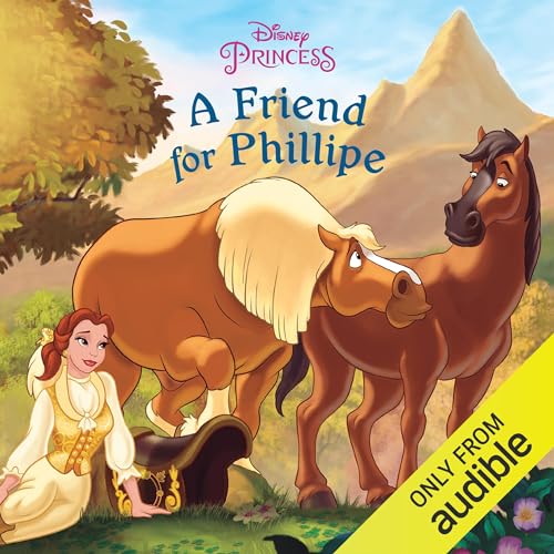 Disney Princess Enchanted Stables: A Friend for Philippe Audiolivro Por Disney Books capa