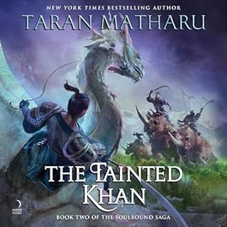 The Tainted Khan Audiolibro Por Taran Matharu arte de portada