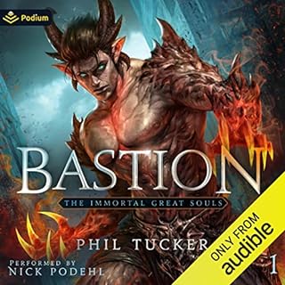 Bastion Audiolibro Por Phil Tucker arte de portada