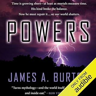 Powers Audiolibro Por James A. Burton arte de portada