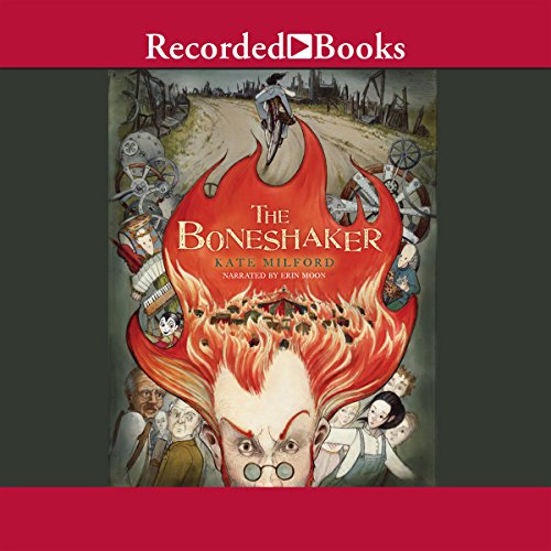 The Boneshaker Audiolibro Por Kate Milford arte de portada