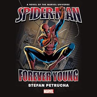 Spider-Man: Forever Young Audiolibro Por Stefan Petrucha, Marvel arte de portada