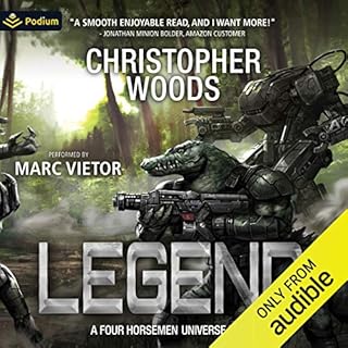 Legend Audiolibro Por Christopher Woods arte de portada