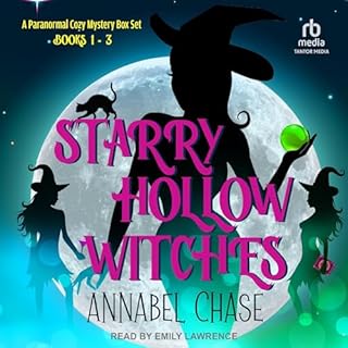 Starry Hollow Witches: A Paranormal Cozy Mystery Box Set, Books 1-3 Audiolibro Por Annabel Chase arte de portada